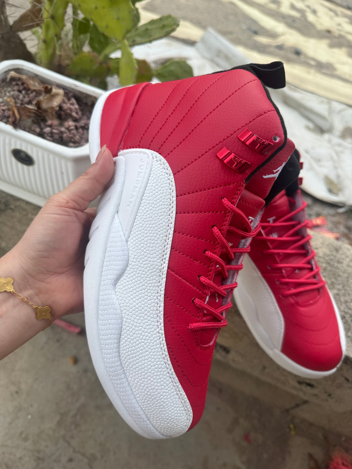 Air Jordan 12 Retro White Red