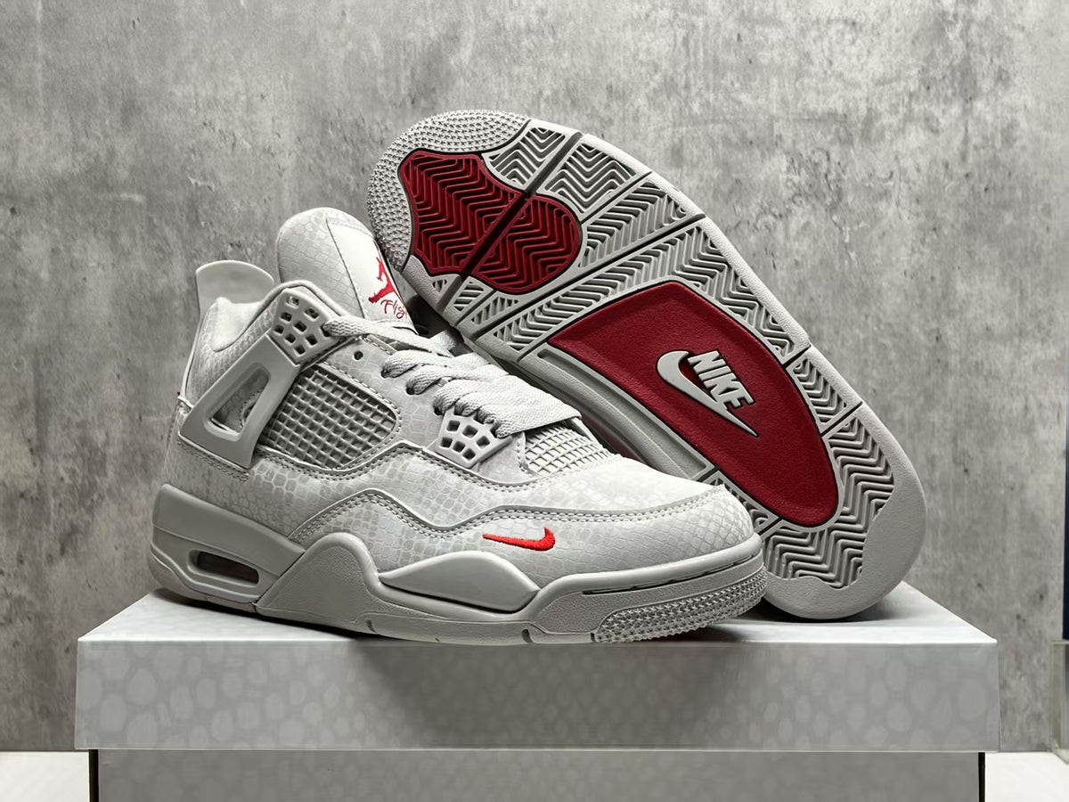 Nigel Sylvester x Air Jordan 4 Grey Mamba Grey Black