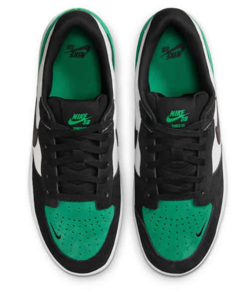 Nike SB Force 58 "Stadium Green" White/Black Skate Shoes