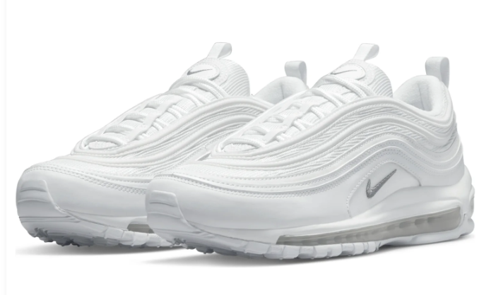 Nike Air Max 97 Triple White Sneakers - 921826-101