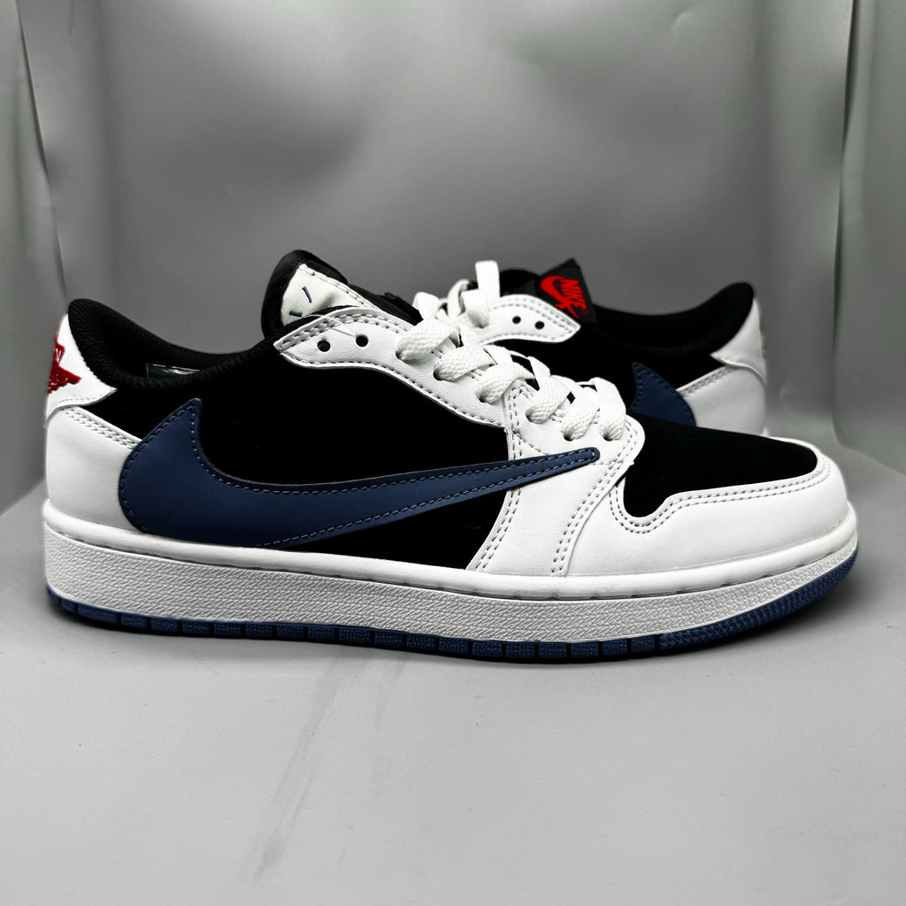 Travis Scott x Air Jordan 1 Retro Low OG SP Lightning White Black Blue