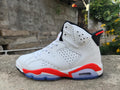 Air Jordan 6 Retro MENS White Infrared Black CT8529 105