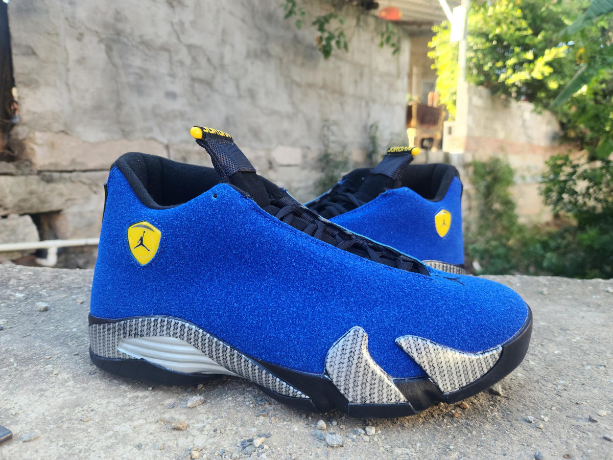 Air Jordan 14 Retro Full Blue Blue Black