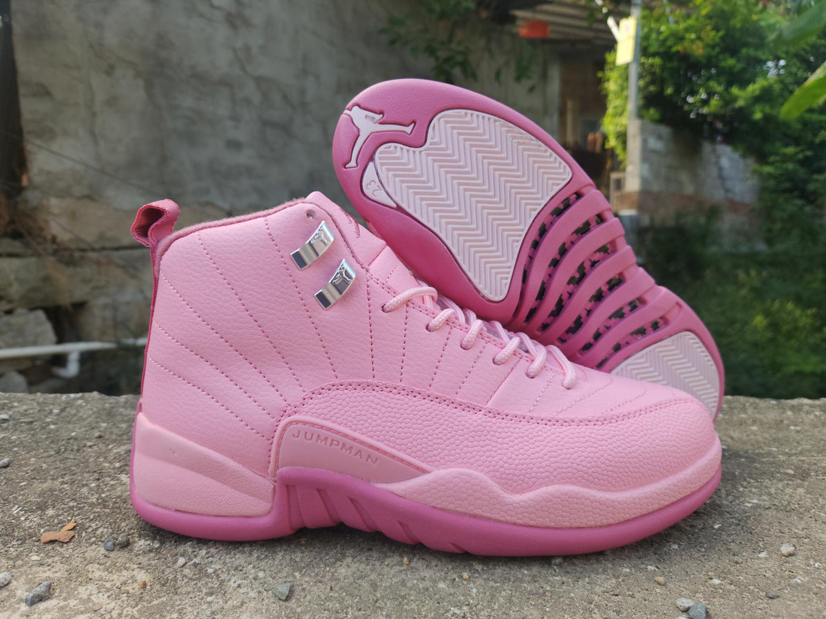 Air Jordan 12 Retro Valentine Pink White Vivid Pink
