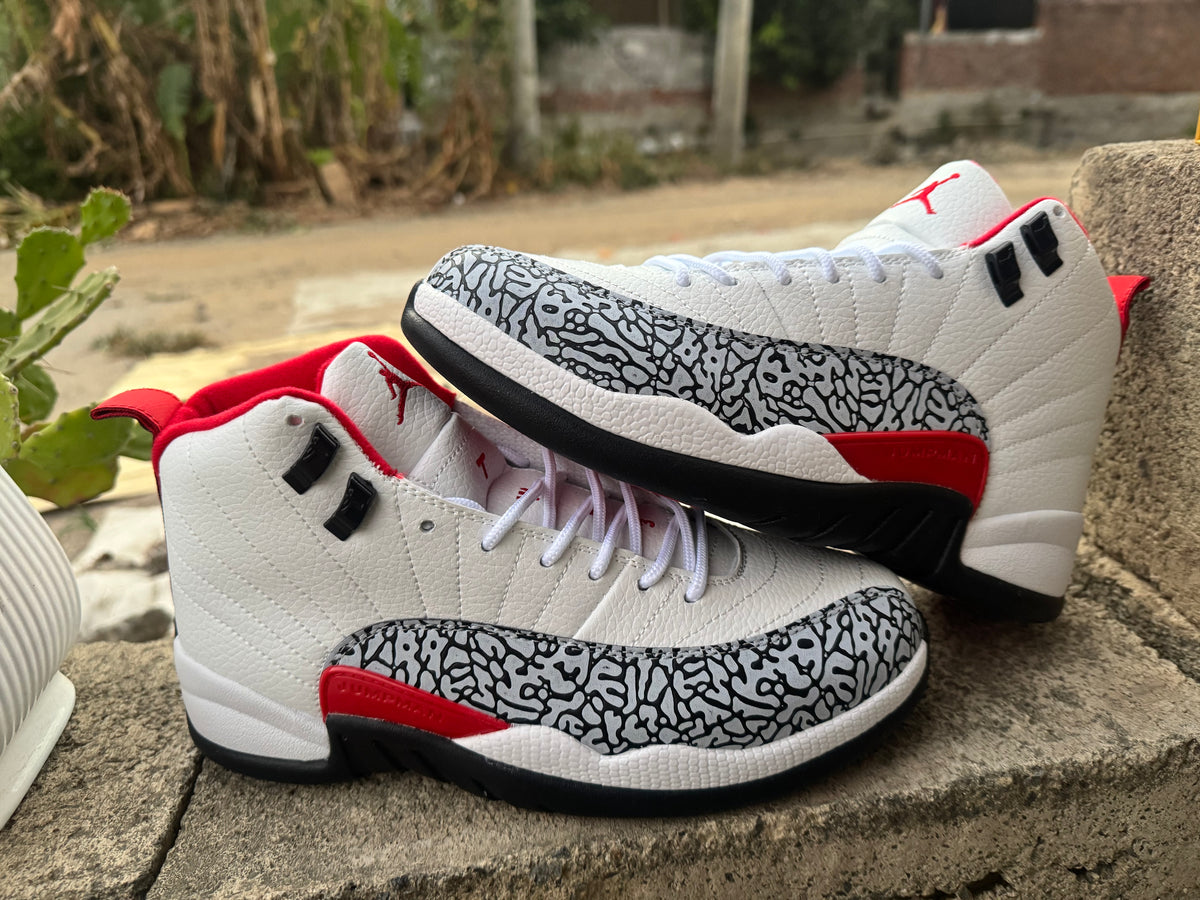 Air Jordan 12 Retro Floral White Black Multi‑Color