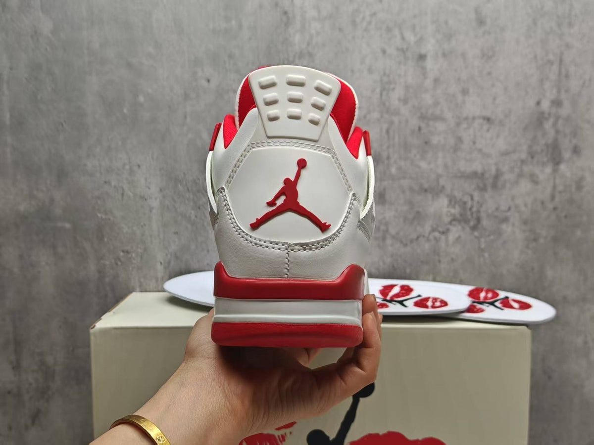 Air Jordan 4 Retro Valentine's Day Sierra Red Sierra Red White