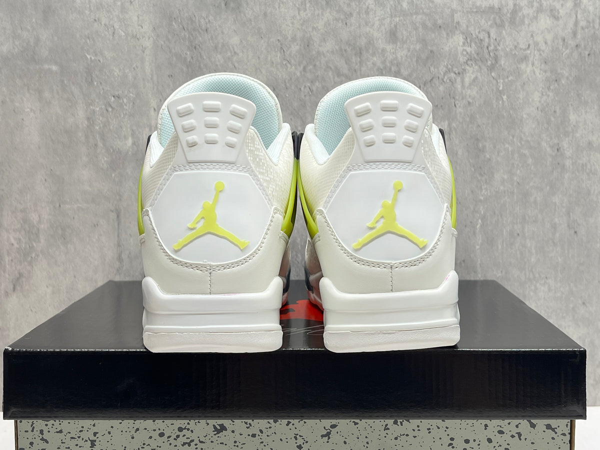 Air Jordan 4 Retro Off‑White‑Blue