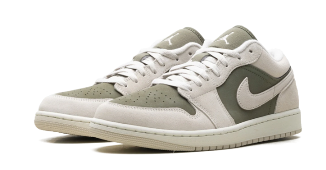 Air Jordan 1 Low SE “Medium Olive / Sail” | HV4089-201