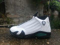 Air Jordan 14 Retro White‑Black‑Green