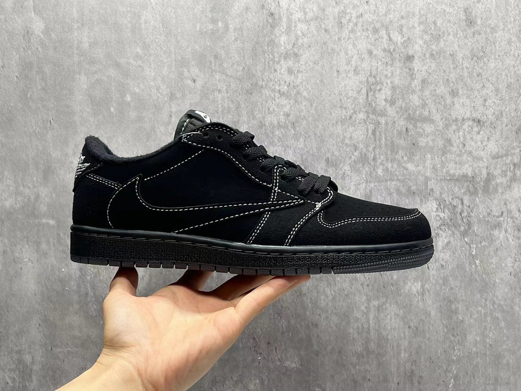 Travis Scott x Air Jordan 1 Low OG SP Black Phantom Reverse Swoosh