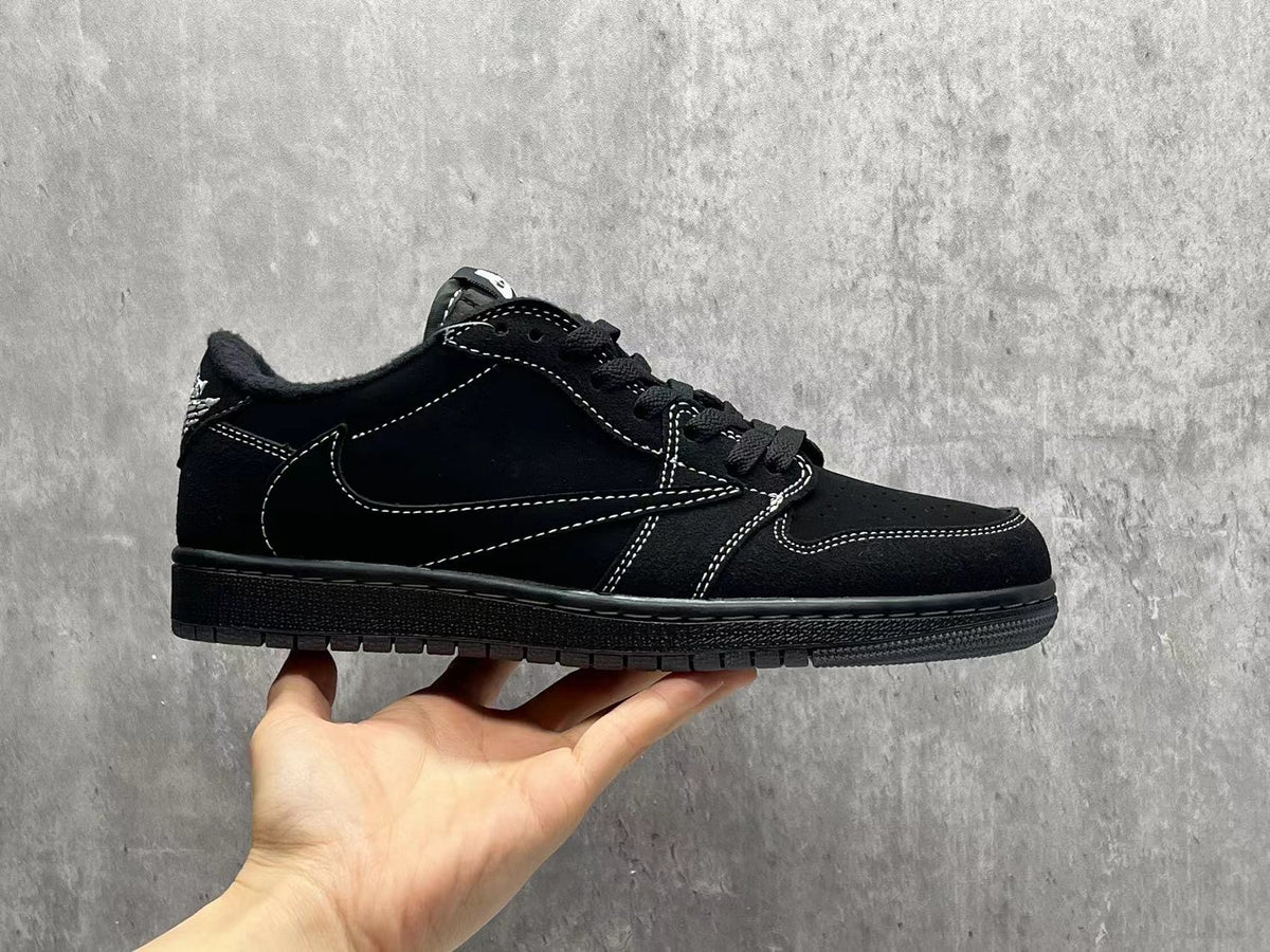 Travis Scott x Air Jordan 1 Low OG SP Black Phantom Reverse Swoosh