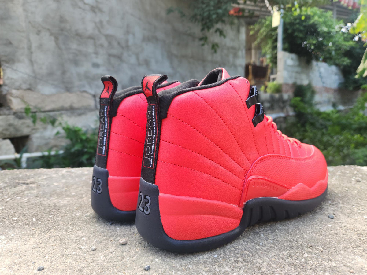 Air Jordan 12 Retro Black‑Red