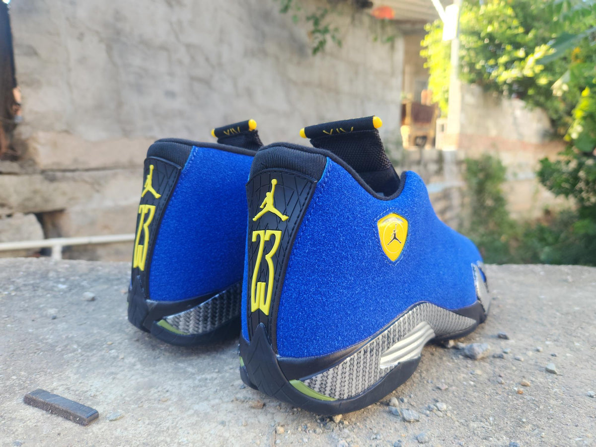 Air Jordan 14 Retro Full Blue Blue Black