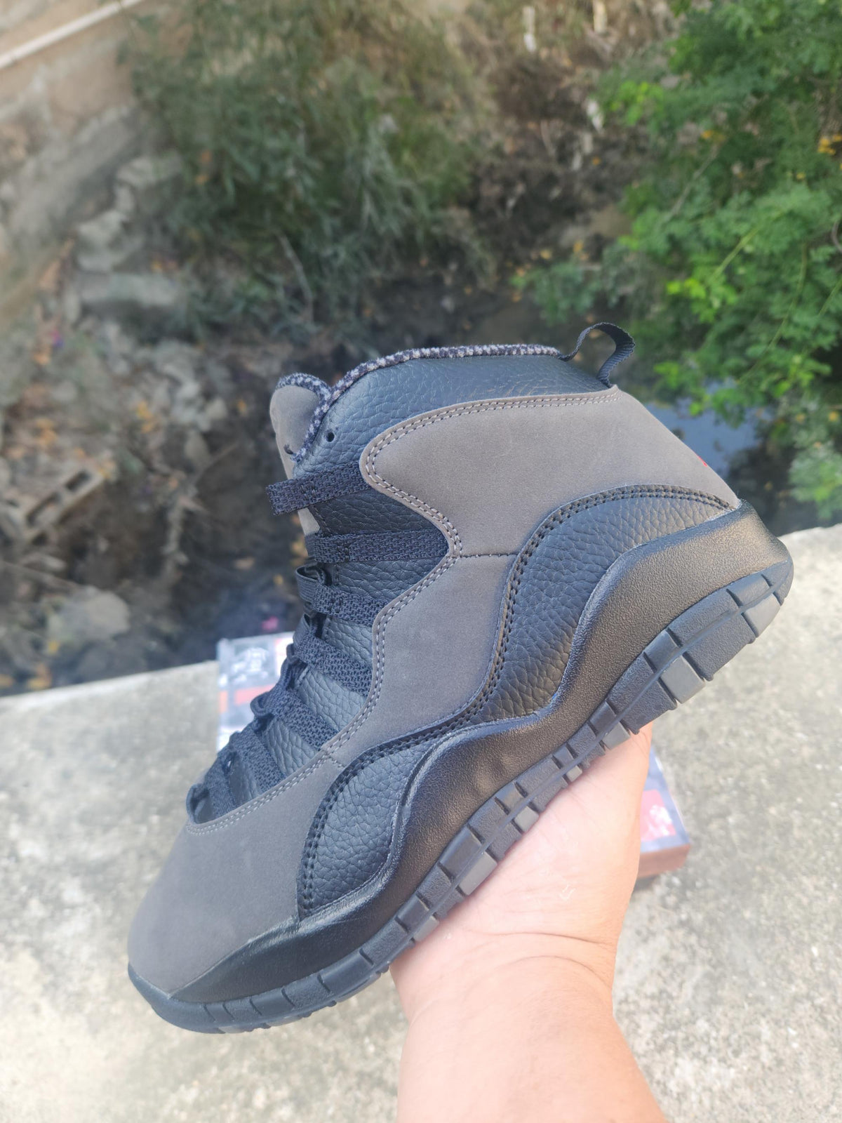 Air Jordan 10 Retro Shadow Grey Black