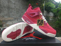 Air Jordan 4 Retro Red‑Purple‑Gold
