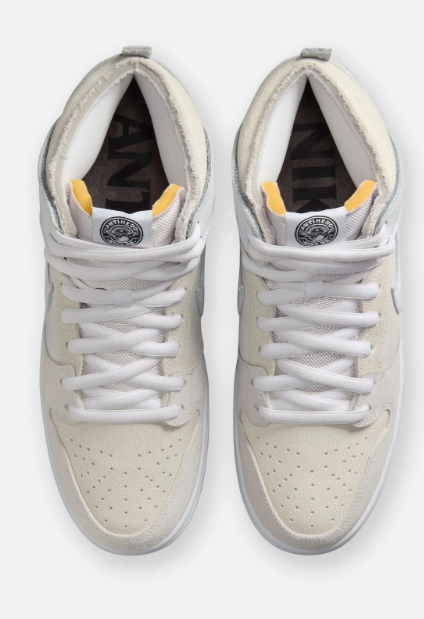 Nike SB x Anti Hero Dunk High "Pirate Crew" White Black Skate Shoes