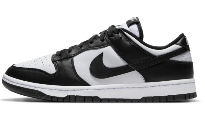 Nike Dunk Low Panda Black White Sneakers - DD1391-100