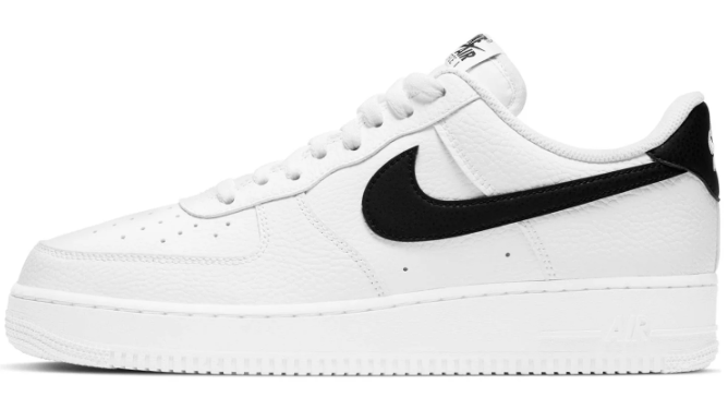 Nike Air Force 1 '07 Sneakers - White and Black