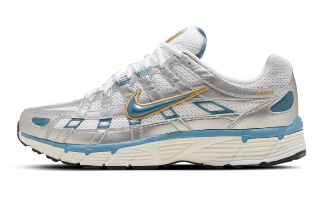 Nike P-6000 “Metallic Silver Aegean Storm”