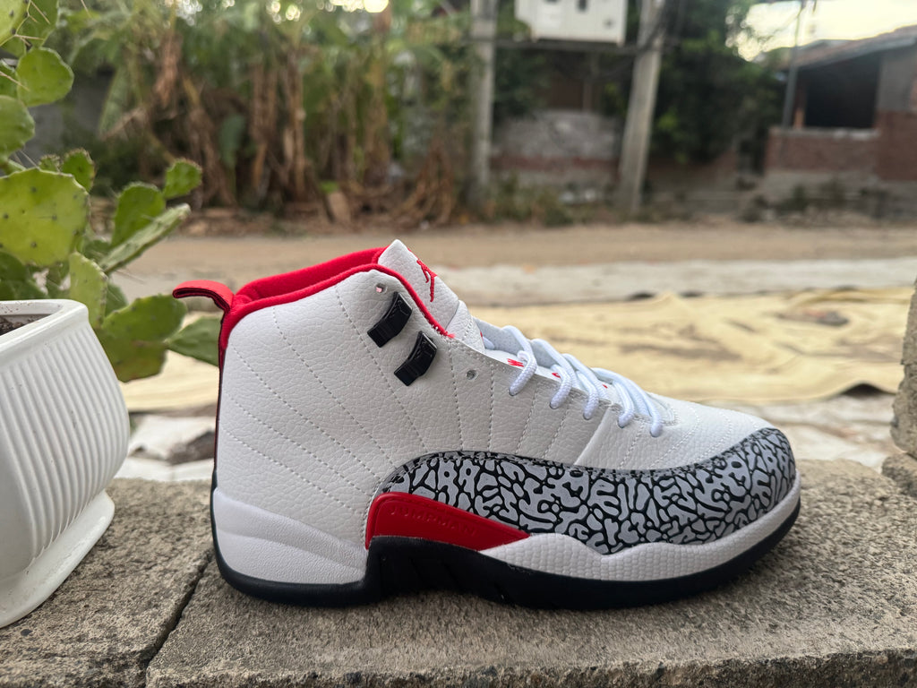 Air Jordan 12 Retro Floral White Black Multi‑Color