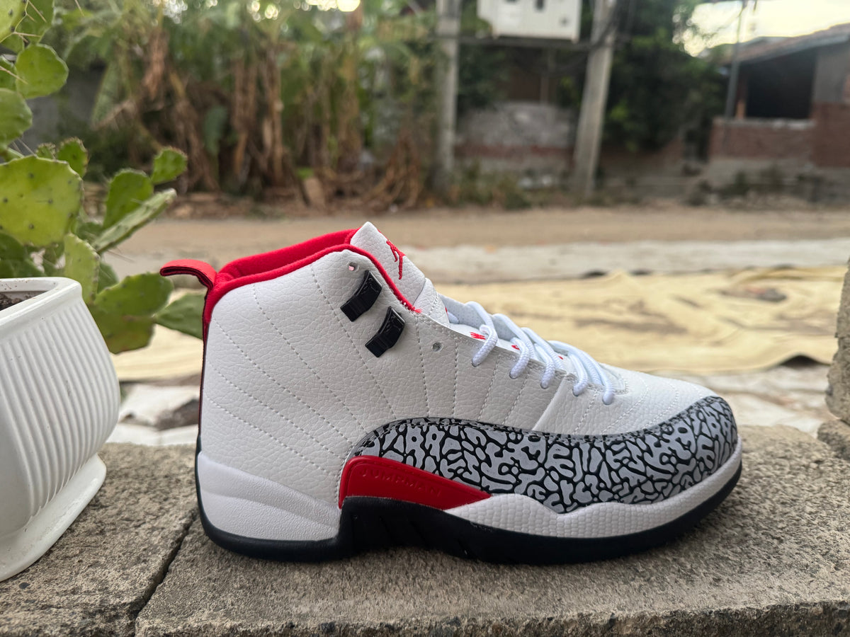 Air Jordan 12 Retro Floral White Black Multi‑Color