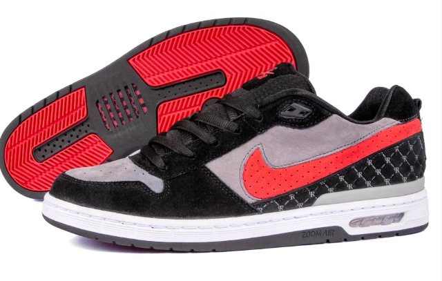 Nike SB Paul Rodriguez Zoom Air Low “Black/Varsity Red/Flint Grey”