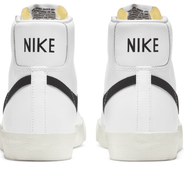 Nike Blazer Mid '77 Vintage White Black - BQ6806-100