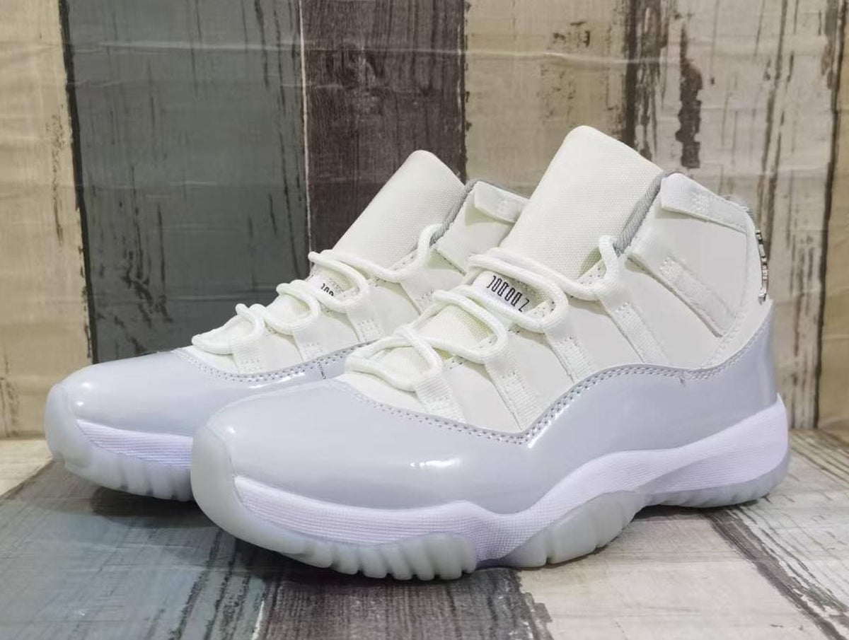 Air Jordan 11 Retro Off‑White‑Grey Unisex