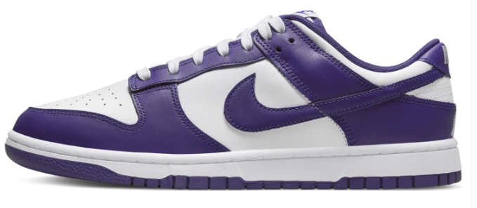 Nike Dunk Low Championship Purple Sneakers - DD1391-104