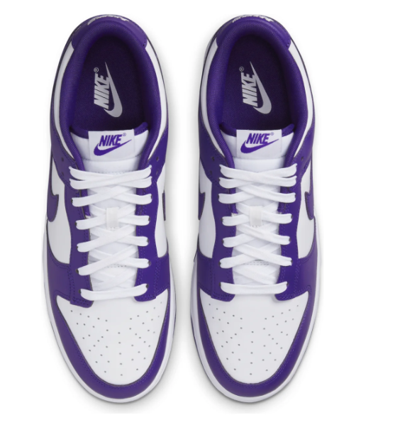 Nike Dunk Low Championship Purple Sneakers - DD1391-104