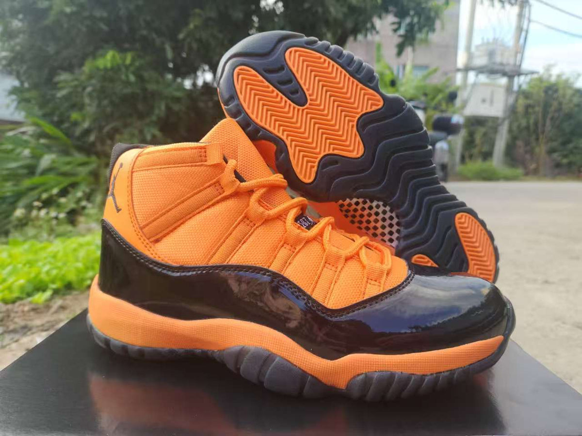 Air Jordan 11 Retro Orange‑Red‑Black