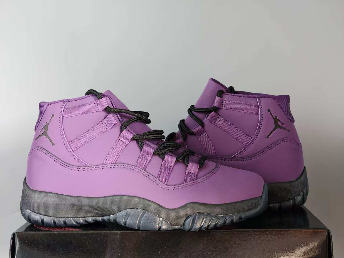 Air Jordan 11 Retro MENS WMNS Mojave Canyon Purple Off Noir Violet Dust Medium Soft Pink