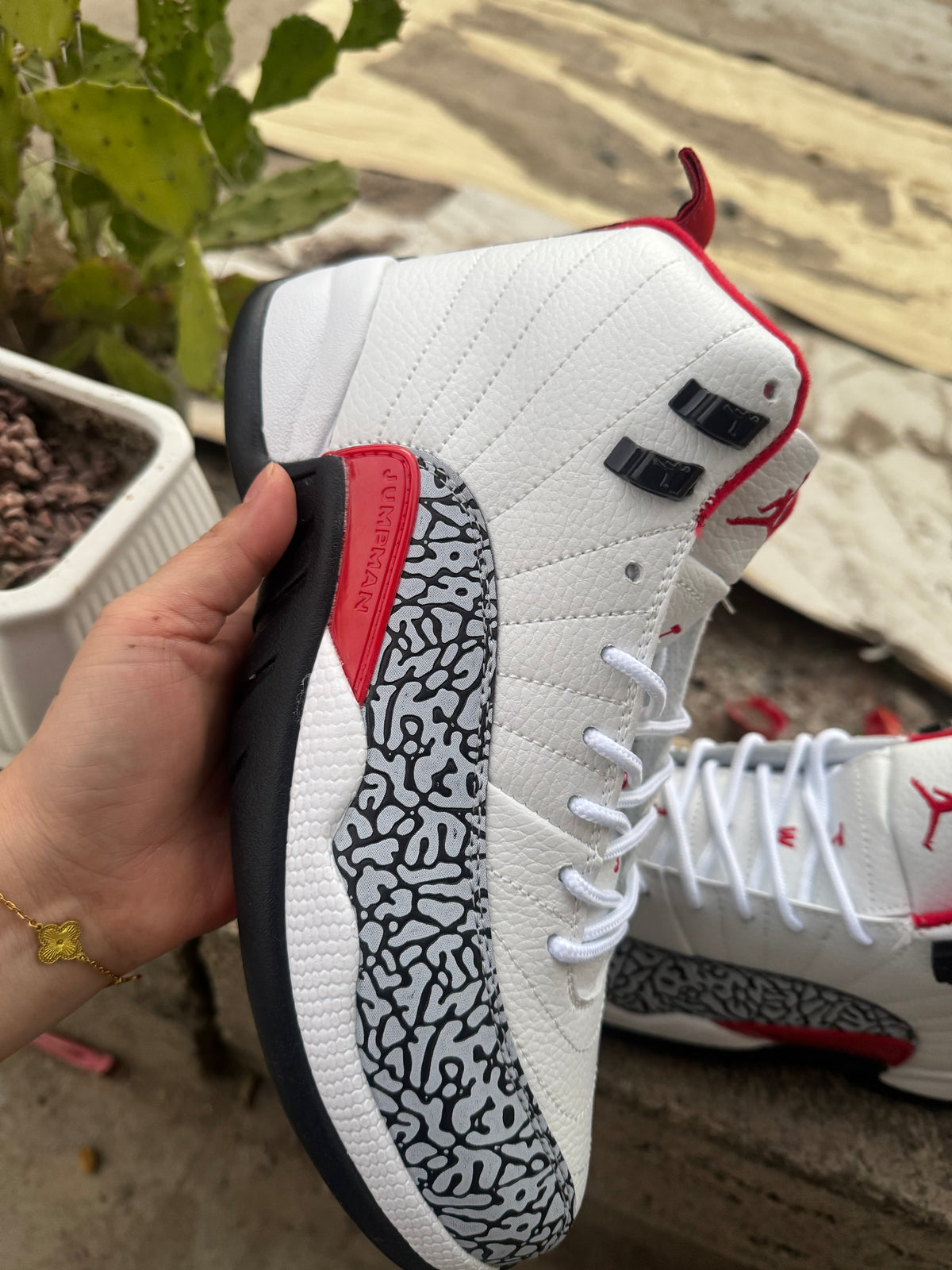 Air Jordan 12 Retro Floral White Black Multi‑Color