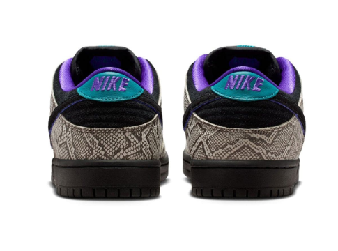 Nike SB Dunk Low Dashawn Jordan “Snake Skin” Black/Fierce Purple