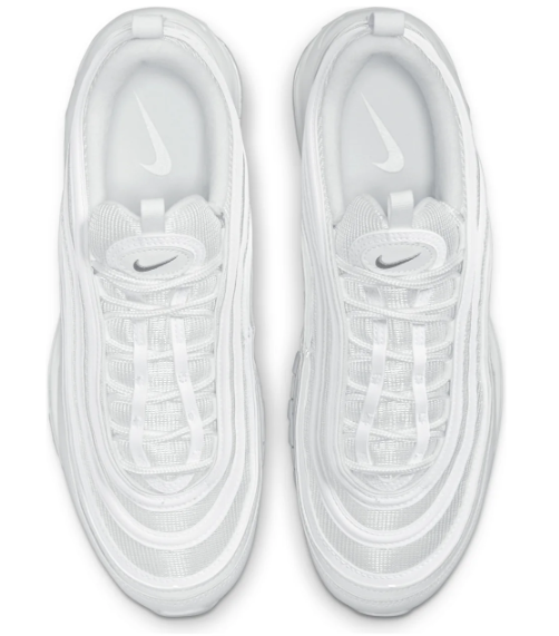 Nike Air Max 97 Triple White Sneakers - 921826-101