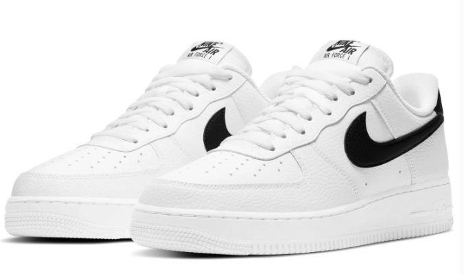 Nike Air Force 1 '07 Sneakers - White and Black
