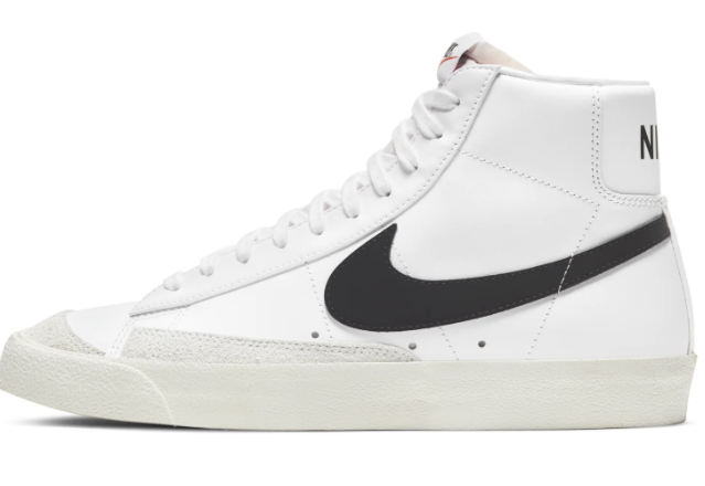 Nike Blazer Mid '77 Vintage White Black - BQ6806-100