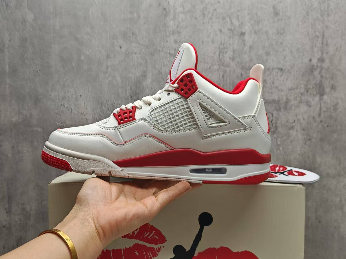 Air Jordan 4 Retro Valentine's Day Sierra Red Sierra Red White