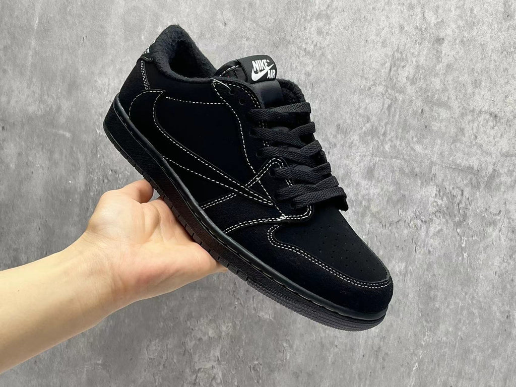 Travis Scott x Air Jordan 1 Low OG SP Black Phantom Reverse Swoosh